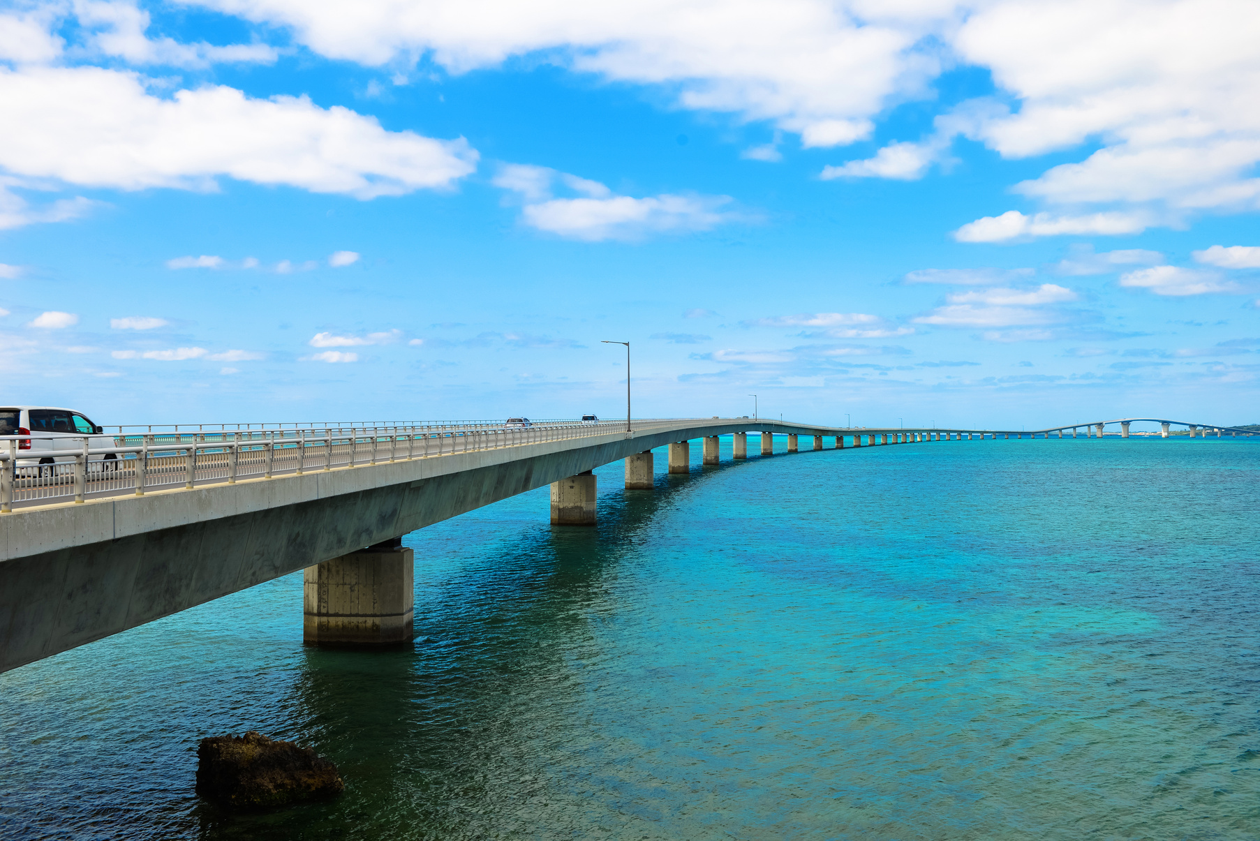 Irabu bridge, Miyako Island in Okinawa